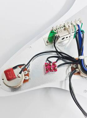 Alnico5电吉他预接线电路总成小双单小双拾音器套装护板线路面板