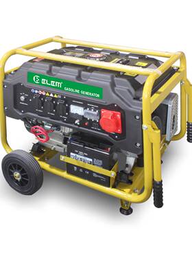 家用便携式汽油发电机组8000瓦7000w380v户外5kw6千瓦380伏单三相