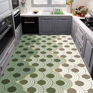 麓r洗PVC厨房地垫满铺毯门垫脚客厅进门玄关地CHE可免擦洗垫子防