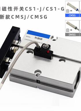 小型双轴双杆气缸TDA/TN32/40X5X10X15X20X25X30X35X40X75X500S