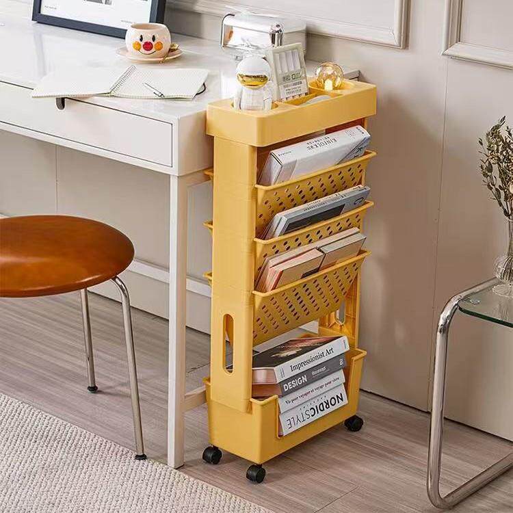 落地带轮可移动书架教桌室面GTK本收纳架书房大容量课多层物书本