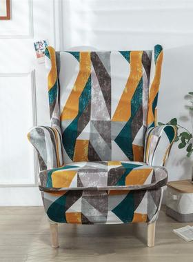 弹力连体新NET-45款老虎凳套美式斯套佳蒙垫椅子包套沙发全单坐人