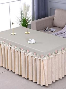 薄款烤火桌子罩套防水油长F97SS8S8方形客厅茶防电几罩套夏季炉套