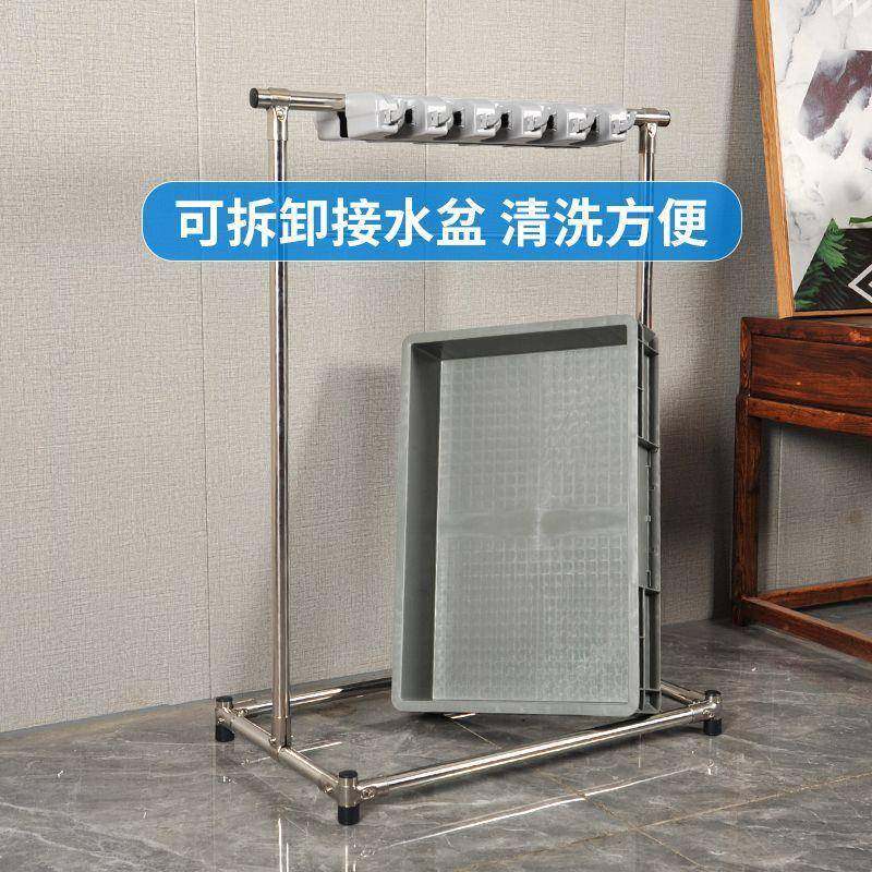 锈钢落地式拖把清架可移动商用置物墩布扫把架洁工具AL100230收架,收纳整理,挂门置物架,淘宝优惠券,粉丝福利购,淘宝优惠卷