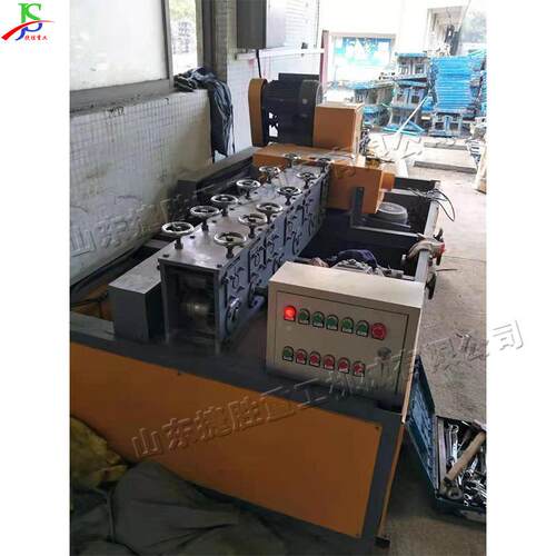 钢管去泥刷漆机管方调直除锈刷一体机水漆JS-50建筑方管调直机