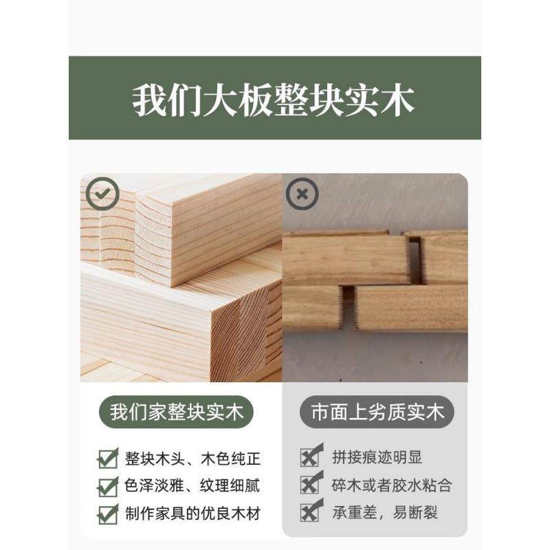 fLE床实木可折叠x-78481床1米5一米二单人床90伸c床m拉家用小户型