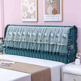 床头套罩025新款 全包绒布厚床头罩夹棉实厂家直供木软包防撞床头