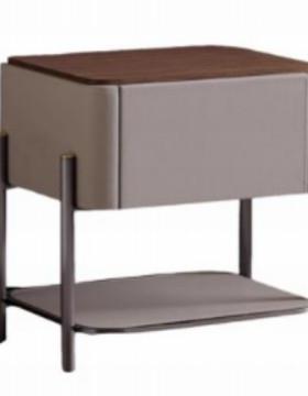 SMEFJ302024新床头柜小简单现代家庭卧室边桌创意实木轻豪华高端