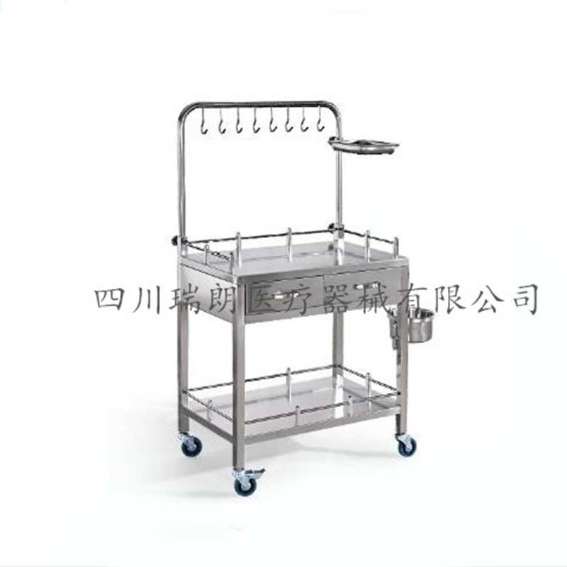 不锈钢RT-028B方舱仪器推车器*械监护仪推车