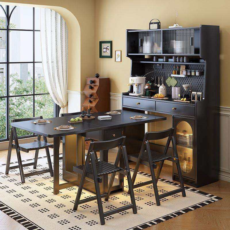 法式复古实木餐边柜折叠餐桌一体黑色中古风家用小户型可折叠靠墙,玩具/童车/益智/积木/模型,毛绒/玩偶/公仔/布艺类玩具,淘宝优惠券,粉丝福利购,淘宝优惠卷