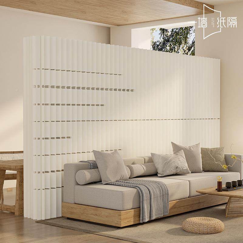 屏风隔断办客22016厅公室商场分隔墙多功动能可移折叠置直播间布