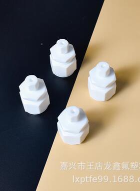 聚四氟烯变径直乙G1/2四氟卡套直898通管道快接npt34外/丝直通通