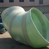 玻璃三钢头玻DN500璃钢法弯兰管件玻璃钢管变径通异形件现货供应