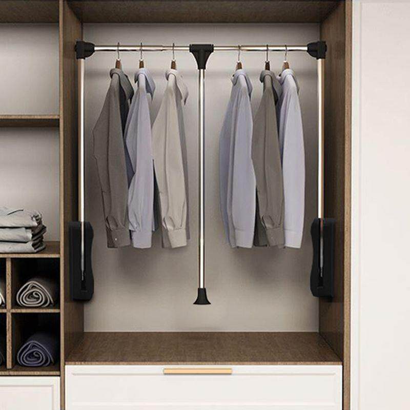 百冲适BTS柜升降挂衣杆妥挂衣器阻衣尼缓挂衣架衣柜多功能五金拉