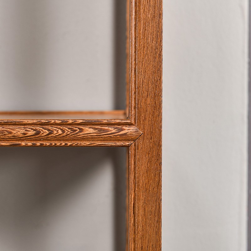 红木家具鸡翅木书架落地新中式置物架简约实木P多层储物架客厅家