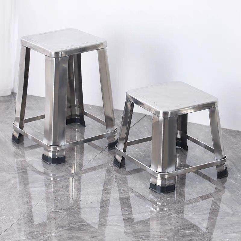 不锈钢凳折894子家用防凳子餐厅椅子耐收滑纳凳叠高s用^