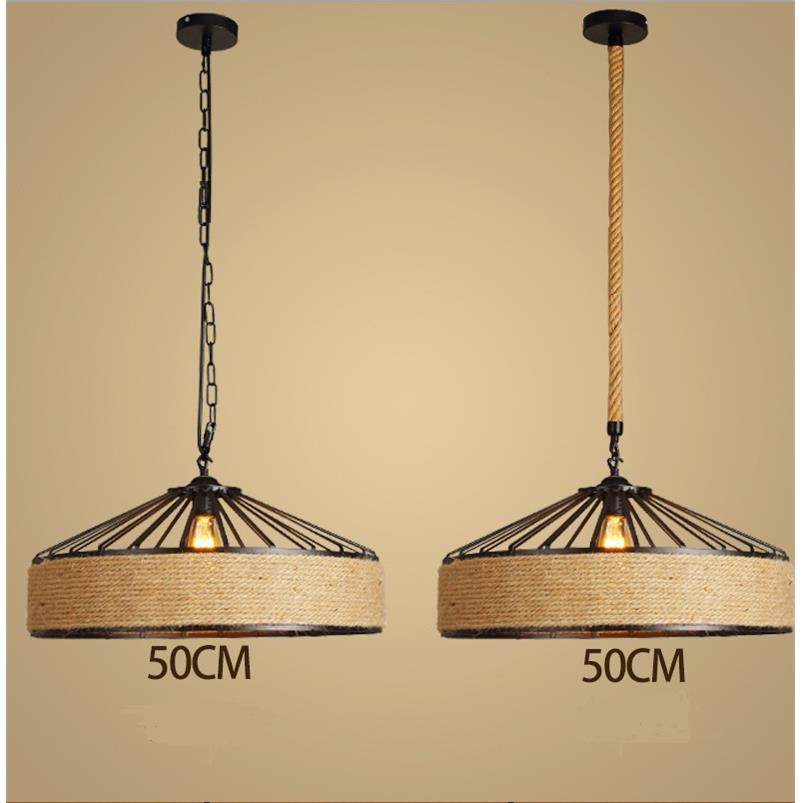 BYG-119工业锅盖吊灯餐厅灯酒吧包网咖仓库铁艺古单头蒙古麻绳台,家装灯饰光源,智能吊灯,淘宝优惠券,粉丝福利购,淘宝优惠卷