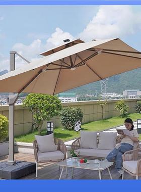 DX7L庭户外遮阳伞院伞露台台露956天摆大型太阳伞别墅花摊园室阳外罗