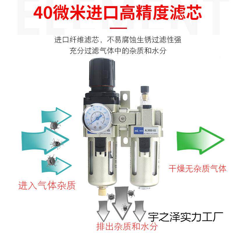 空滤压285油水分泵离器过器气喷漆二联件A机C4010-04AL40006气源