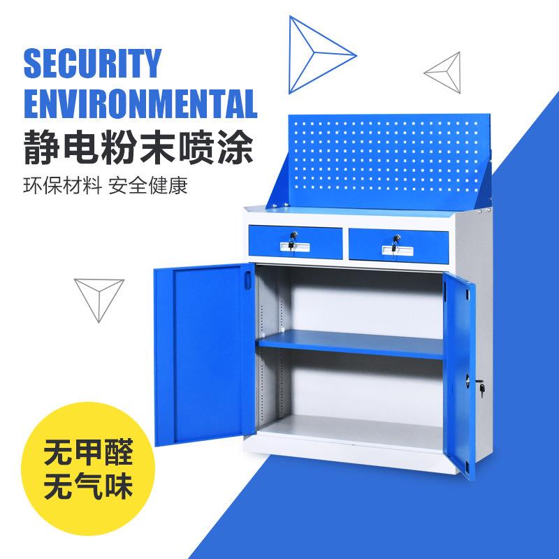 工具柜用铁皮柜车间安工具柜子工厂双开门储物柜厚工001全具车加