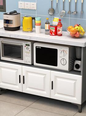 简约大边理石餐柜厨房台橱柜储物柜微波炉置物操作中KME岛切柜菜