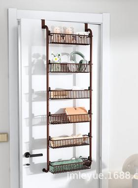 亚马逊门篮MH-6405-后挂置物架家用层多免打孔收纳篮卧室室杂浴物