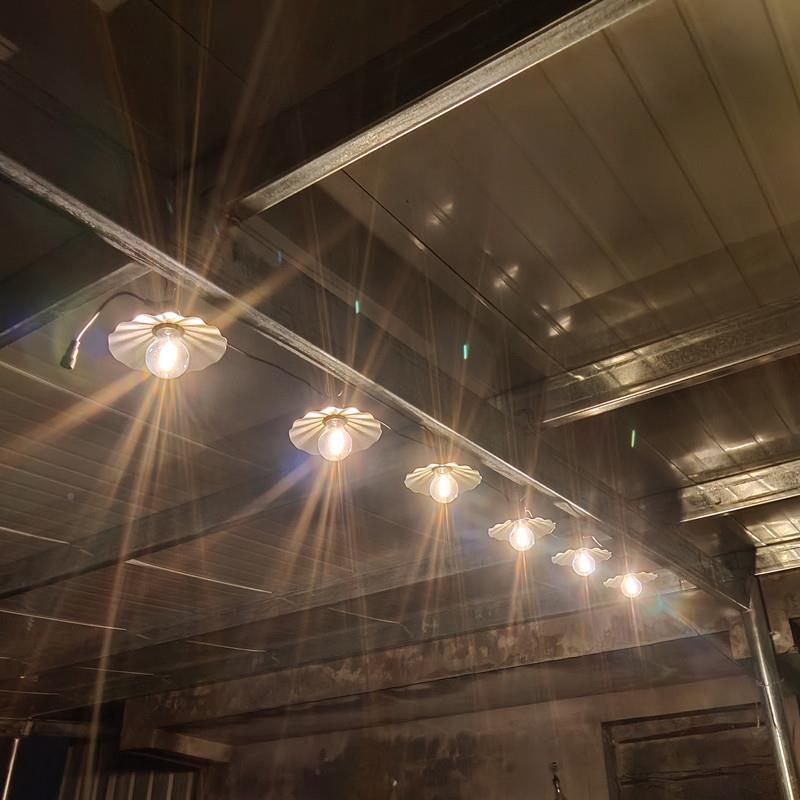 铁业风格民宿艺灯工串花圆NFJ园形古典灯泡户外庭院防水装饰灯IP4