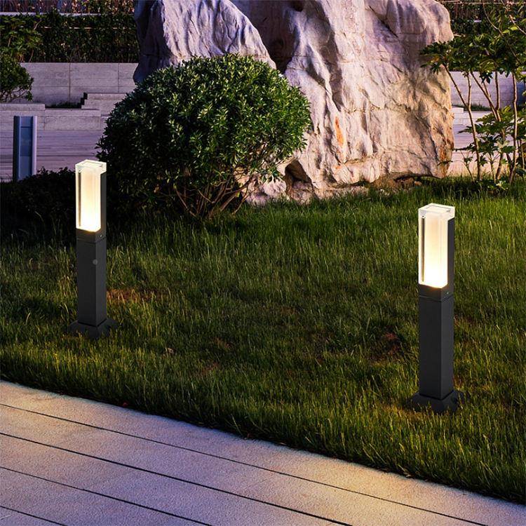 铝外材室道路照明方形草坪le区d院庭灯别墅小花园防水草地灯