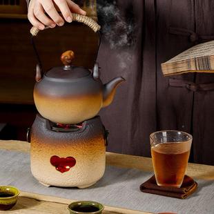 中式煮茶器炭围炉火煮烤茶壶用CH6688室内烧水陶壶器具明火茶煮茶