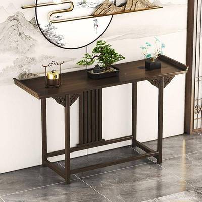 新神中式供桌现代简玄关桌条桌案桌中式供桌长条约香案家用财中堂