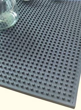 厂直销1.2米PC橡LWG胶酒超吧垫桌面防滑沥水垫隔热工V垫大吧台垫