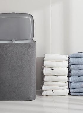 家用浴室地脏衣脏衣筐卫纳生间落可EYI折叠收杂物袋篮布艺带盖收