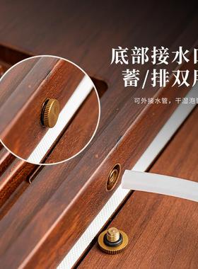 新中式竹竹制茶盘30550家用木茶具套装整茶海排水蓄水式小茶竹台