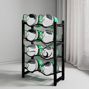 饮用水桶用架收纳家办公净室多层水桶架防落QZL地倒纯收纳架免打