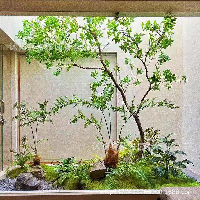 端仿树橱窗马醉木简高约风室内装666饰大型假树外造景绿真植仿生