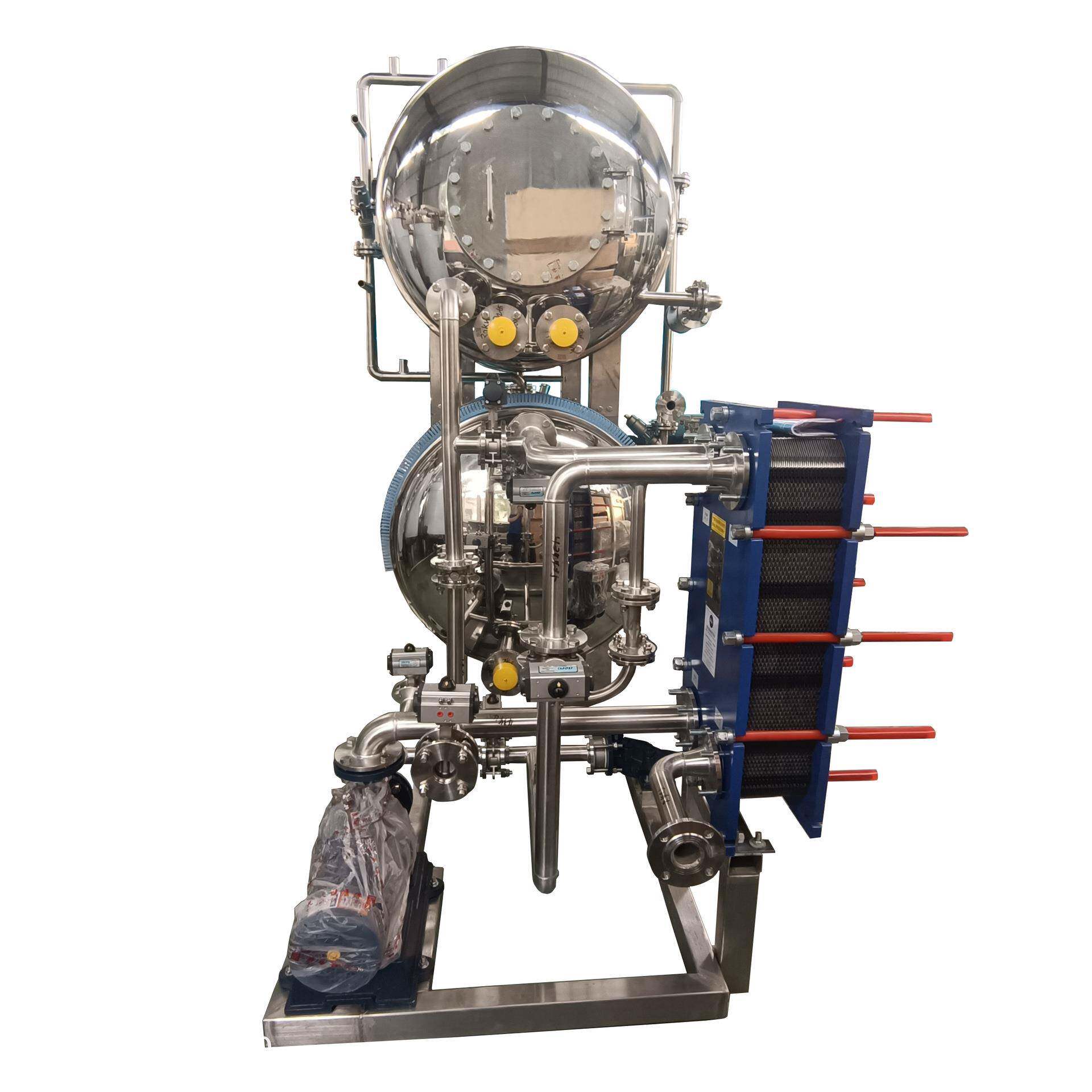 高温高压杀菌锅全自动灭菌釜鲜食玉米加工水浴式灭菌设备