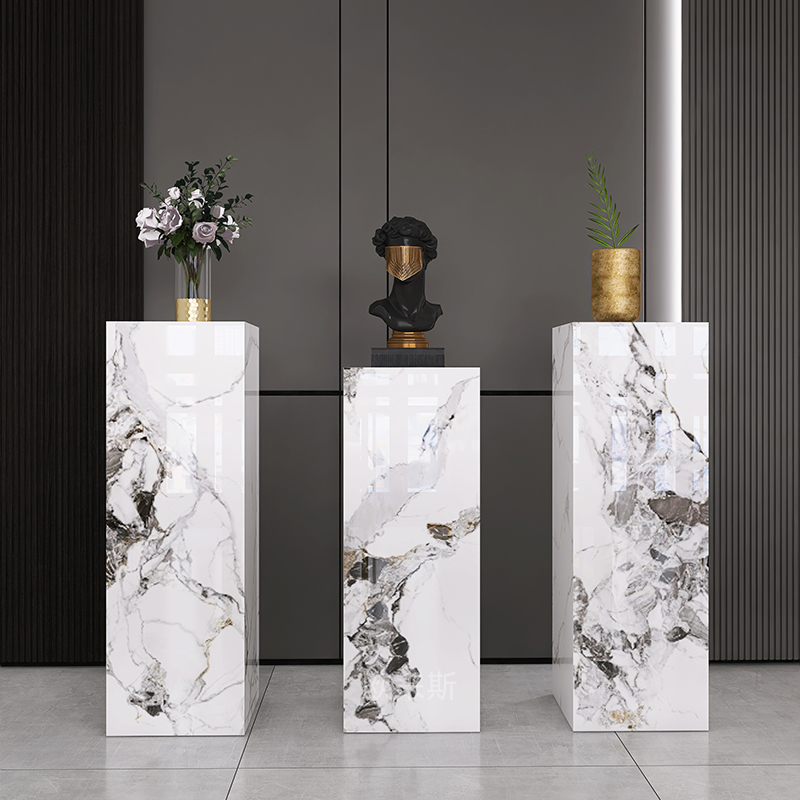 进门玄关装饰沙发旁落地艺术摆件底E座客厅工艺品轻奢置物架新房