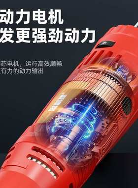 SNJ-519红色双开关0.6-6.5mm大夹头电磨机直磨打磨抛光钻孔切割机