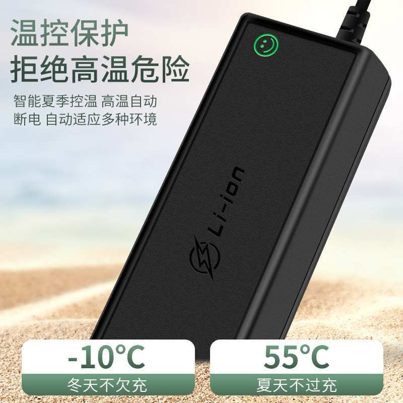 跨境 12V20A 30A 40A 24V200AH锂电池组 叉车 房车锂电池充电机