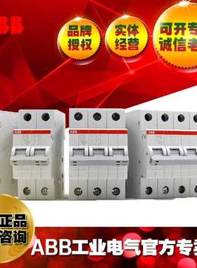 ABB漏电短路保护器断路器电闸GSJ204 AC-C10/0.03/10175369