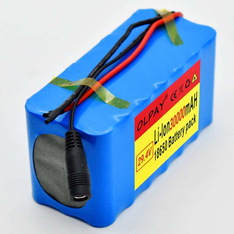 7S3P 18650 锂离子电池组 29.4V30000mAh 电动自行车助力车平衡车