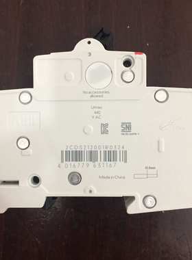 ABB 断路器 S202-C4；10113636