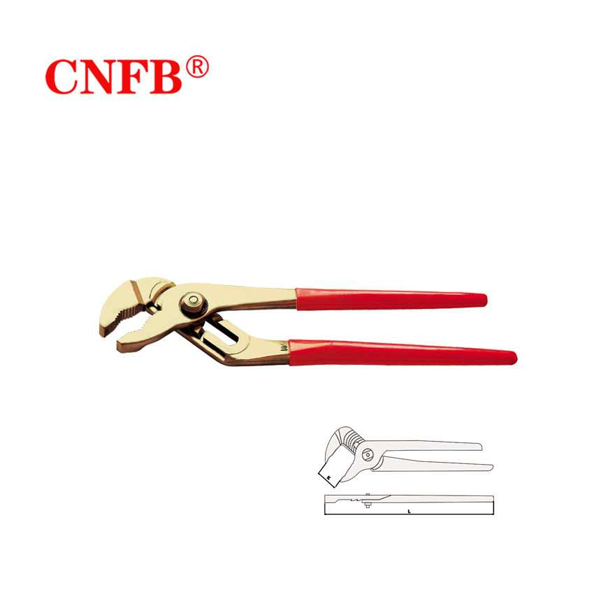 天津桥防CNFB防爆工具 水泵钳防爆叠置式水泵钳 T8251