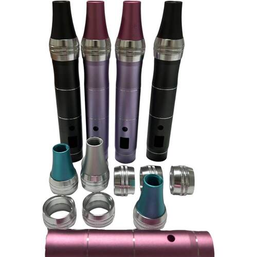 铝合金配件CNC数控加工金属微针仪外壳微晶美容笔铝管阳极氧化