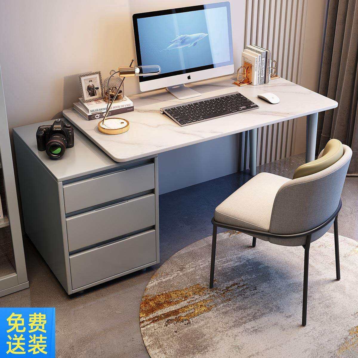 轻奢岩板实木双人书桌书柜一体家用台式电脑桌现代转角卧室办公桌,鲜花速递/花卉仿真/绿植园艺,割草机/草坪机,淘宝优惠券,粉丝福利购,淘宝优惠卷