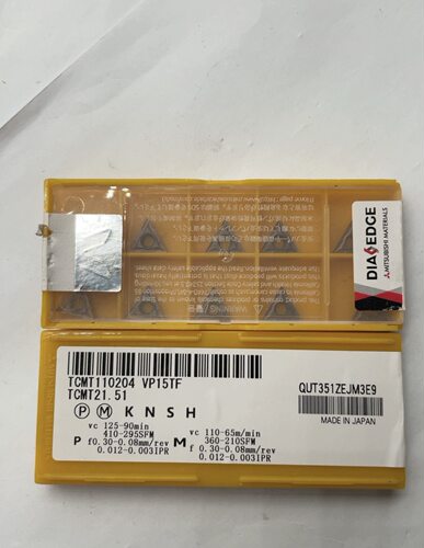 数控刀片TCMT110204/08 VP15TF镗孔刀粒三角内孔钢不锈钢通用