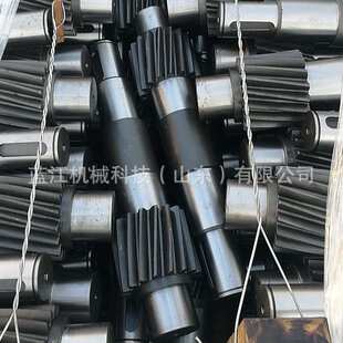 40T减速器一轴二轴三轴四轴总成刮板机JS40JS75减速机伞齿轮总成