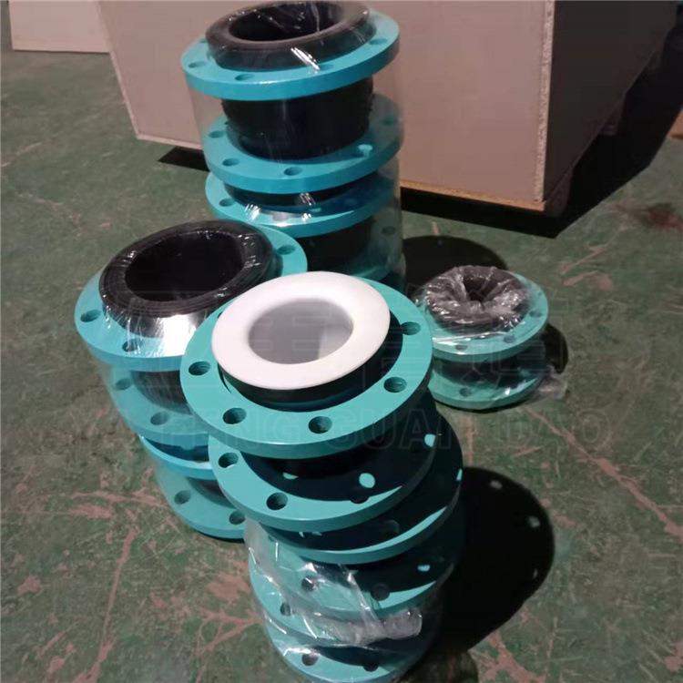 销售可曲挠橡胶软连接价格 法兰挠性接头材质种类 型号全PTFE