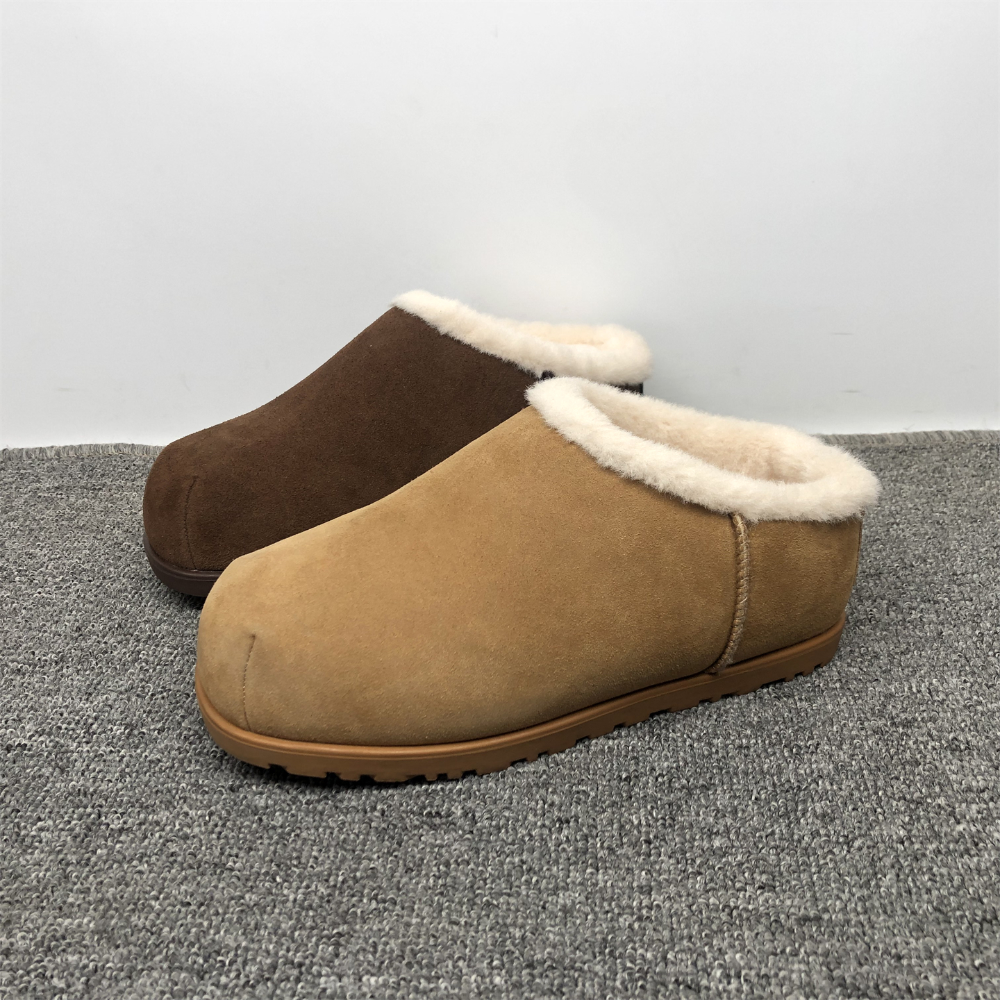 品牌撤柜真皮厚绒保暖勃肯鞋