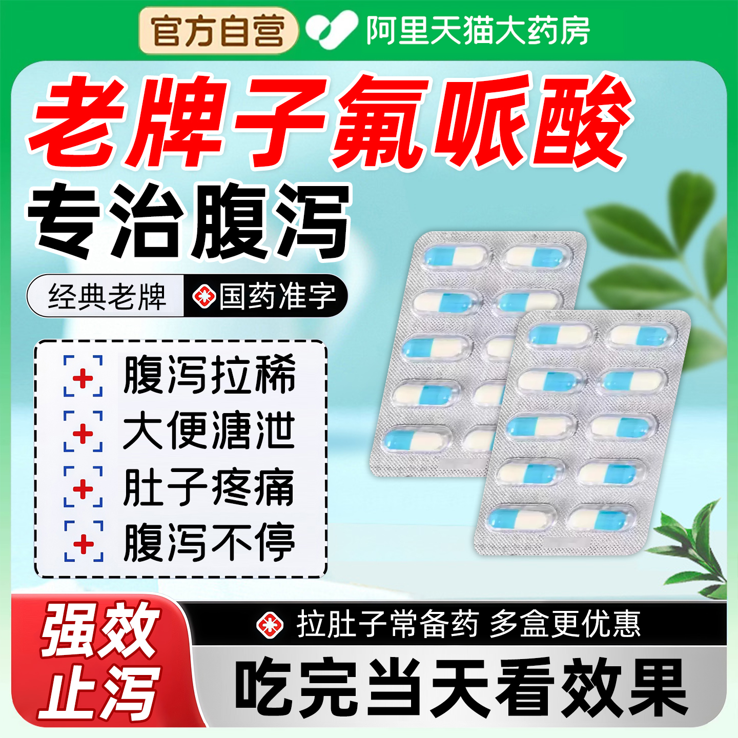 【同济堂】泻停胶囊0.4g*10粒/盒